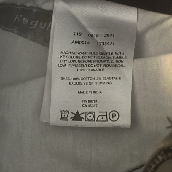 Men’s Columbia Cotton Blend Pilot Peak 5 Pocket Pants Size 34 x 30 - Picture 11 of 11